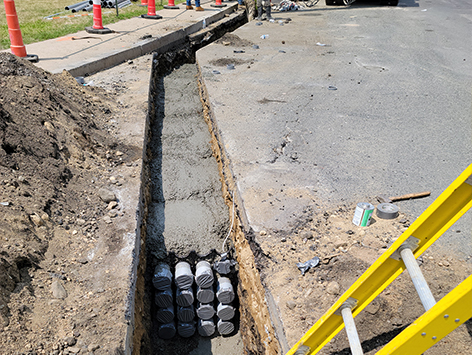 Day 1 completion of the C19BA Tranche 4 mainline duct bank