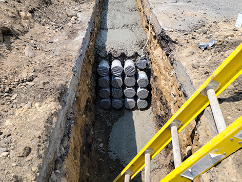 Day 1 completion of the C19BA Tranche 4 mainline duct bank